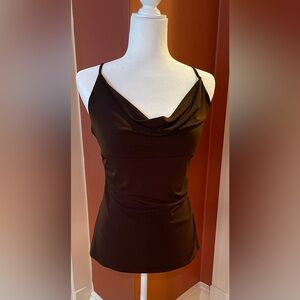 Velvet Torch brown dressy tank top. Size M.